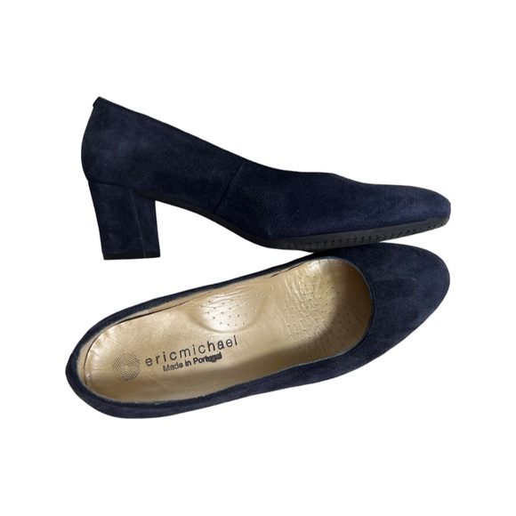 Eric Michael Suede Pumps - Picture 1 of 16